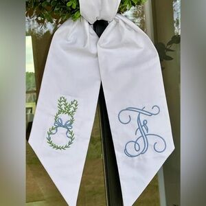 Personalized Easter Wreath Sash - Custom made